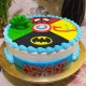 Avengers Semi Fondant Cake Delivery in Gurugram