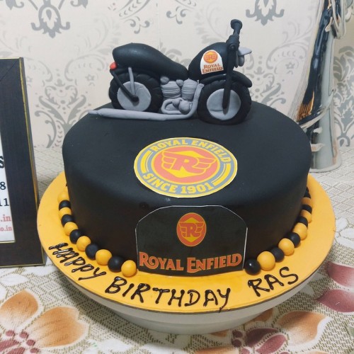 Royal Enfield Customized Cake Delivery in Gurugram