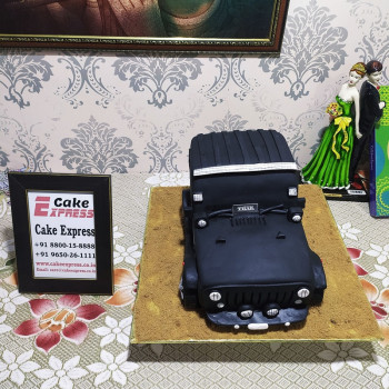 Mahindra Thar Fondant Cake Mahindra Thar Fondant Cake