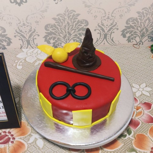 Harry Potter Theme Fondant Cake in Gurgaon
