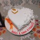 Heart Shape Engagement Ring Cake in Gurgaon