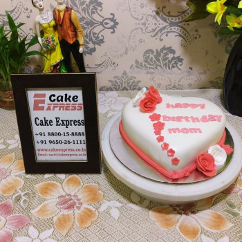 Sweet Love Truffle Fondant Cake