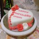 Sweet Love Truffle Fondant Cake in Gurgaon