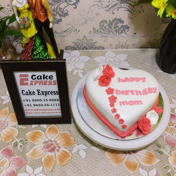 Sweet Love Truffle Fondant Cake