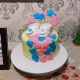 Little Hearts Baby Shower Cake Delivery in Gurugram