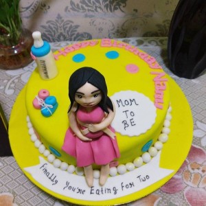 Birthday cake for a pregnant lady. | jocakes