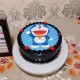 Doraemon Round Chocolate Photo Cake in Gurgaon