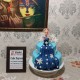 Princess Elsa Theme Birthday Cake Delivery in Gurugram