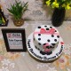 Baby Panda Fondant Cake Delivery in Gurugram