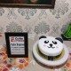 Cute Panda Face Designer Cake Delivery in Gurugram