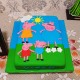 Peppa Pig Family Designer Cake Delivery in Gurugram