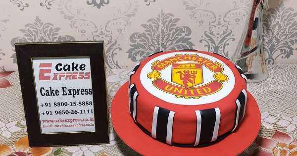 Gluten Free Manchester Football Cake