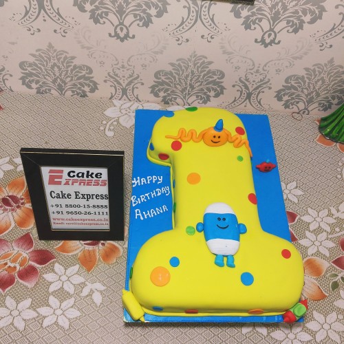 Happy Birthday Toddler Fondant Cake Delivery in Gurugram