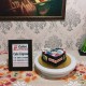 Heart Shape Chocolate Photo Cake Delivery in Gurugram