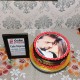 Round Black Forest Photo Cake Delivery in Gurugram