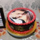 Round Black Forest Photo Cake Delivery in Gurugram