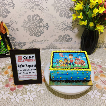 Paw Petrol Cartoon Photo Cake Paw Petrol Cartoon Photo Cake