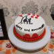 Loving Couple Romantic Fondant Cake Delivery in Gurugram