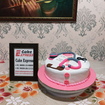 Female Doctor Birthday Cake
