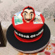 La Casa De Papel Theme Fondant Cake in Gurgaon