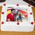 Pineapple Square Shape Photo Cake 