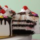 Black Forest Gems Decorated Heart Cake Delivery in Gurugram