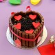 Heart Shaped KitKat Cake Delivery in Gurugram