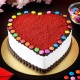Hearty Red Velvet Gems Cake Delivery in Gurugram