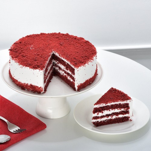 Red Velvet Fresh Cream Cake Delivery in Gurugram