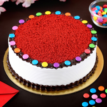 Red Velvet Gems Cake Red Velvet Gems Cake