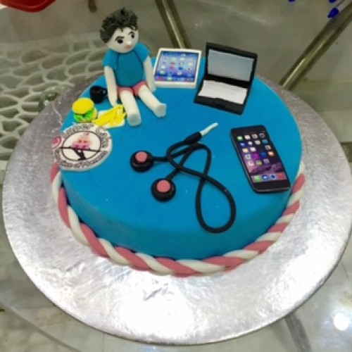 Gadget Lover Fondant Cake Delivery in Gurugram