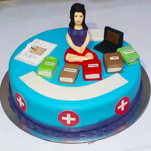 Medical Student Theme Cake Delivery in Gurugram