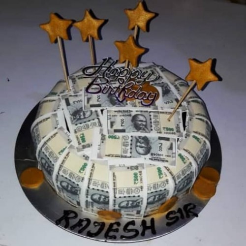 Money Covered Designer Cake Delivery in Gurugram