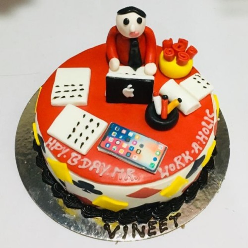 Office Guy Theme Cake Delivery in Gurugram Office Guy Theme Cake Delivery in Gurugram