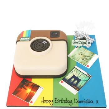 Instagram Photo Theme Fondant Cake Instagram Photo Theme Fondant Cake