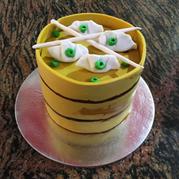 Momos Theme Fondant Cake Momos Theme Fondant Cake