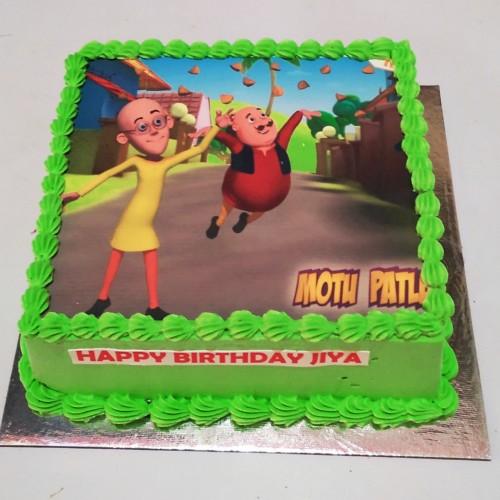 motu patlu2019 car cartoon birthday cake:#motupatlu photo episode movie...  | Cartoon birthday cake, Cartoon cake, Friends birthday cake