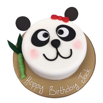 Panda Party Fondant Cake Panda Party Fondant Cake