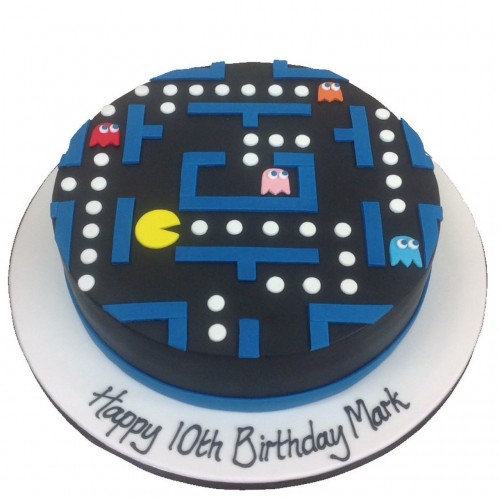 Arcade Pacman Game Fondant Cake Delivery in Gurugram