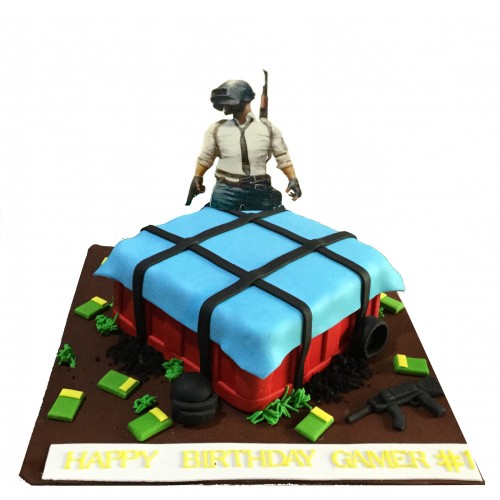 PUBG Gamer #1 Birthday Cake Delivery in Gurugram