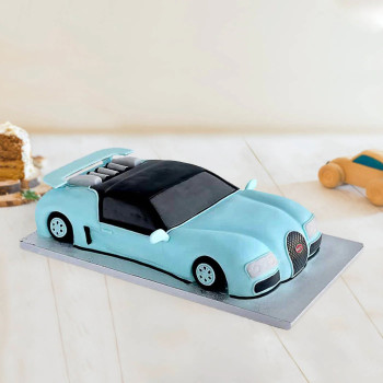 Bugatti Car Designer Fondant Cake Bugatti Car Designer Fondant Cake