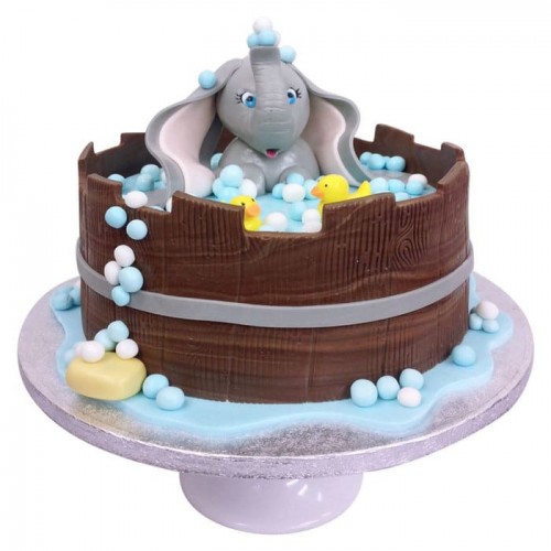 Dumbo in a Bath Tub Fondant Cake Delivery in Gurugram