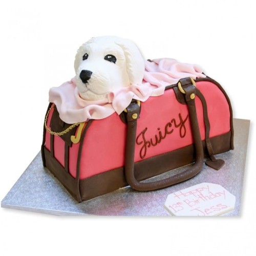 Juicy Dog Bag Fondant Cake Delivery in Gurugram Juicy Dog Bag Fondant Cake Delivery in Gurugram