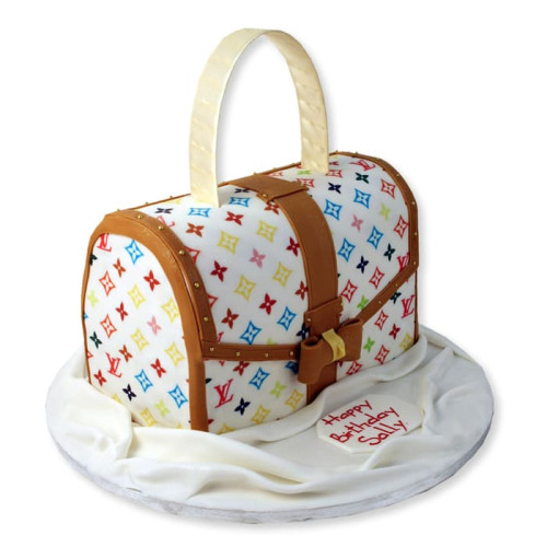 Louis Vuitton Bag Fondant Cake Delivery in Gurugram Louis Vuitton Bag Fondant Cake Delivery in Gurugram