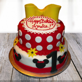 Minnie Mouse Birthday Cake Minnie Mouse Birthday Cake
