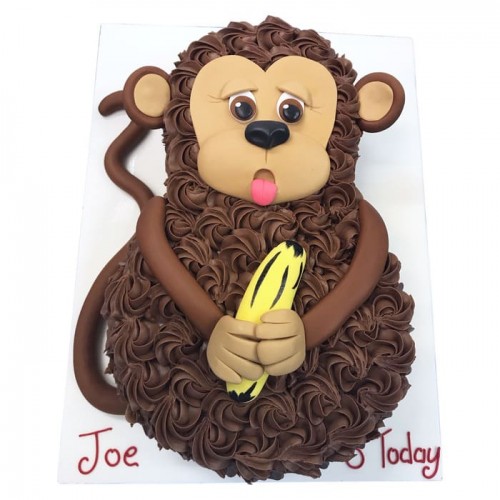 Smaller Party Monkey Cake Delivery in Gurugram