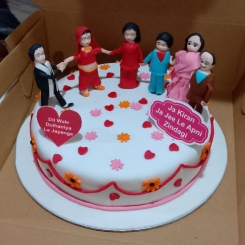 Wedding Ceremony Theme Fondant Cake Delivery in Gurugram