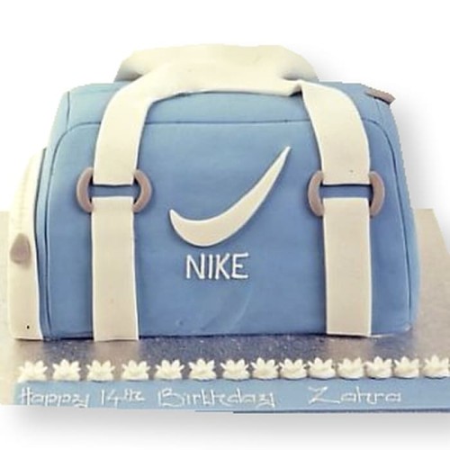 NIKE Sports Bag Fondant Cake Delivery in Gurugram
