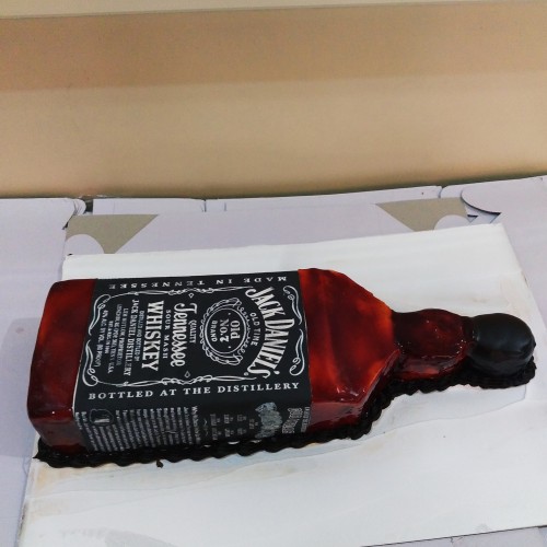 Jack Daniels Bottle Cake Delivery in Gurugram