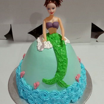 Barbie Mermaid Doll Cake Barbie Mermaid Doll Cake